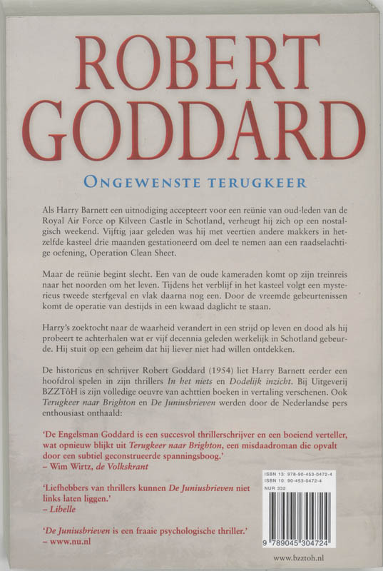 Achterkant van Ongewenste terugkeer