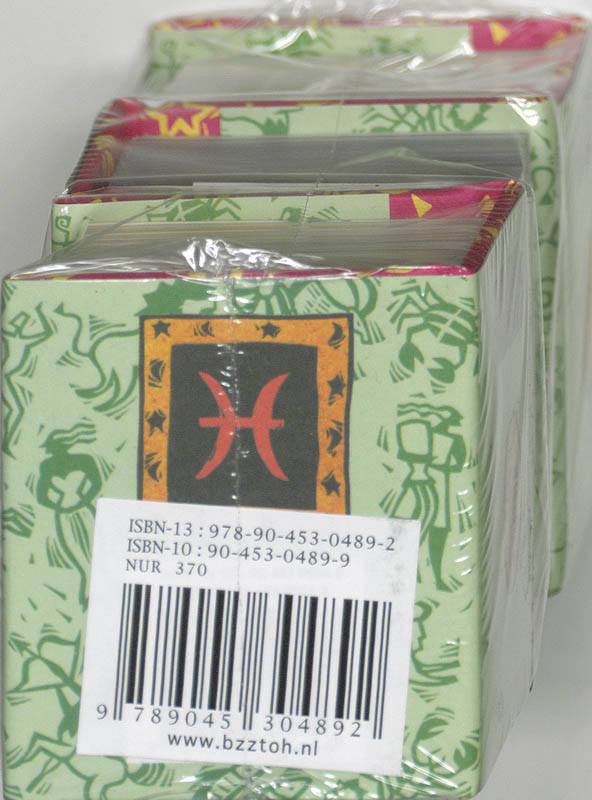 Achterkant van Astrologie mini Vissen 3 ex