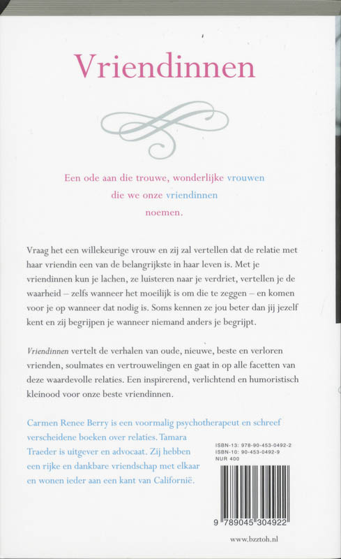 Achterkant van Vriendinnen
