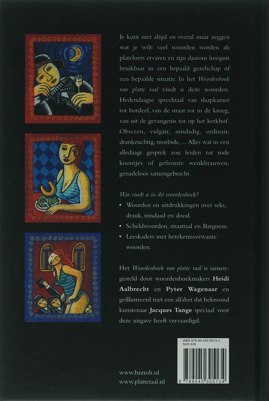 Achterkant van Woordenboek van platte taal