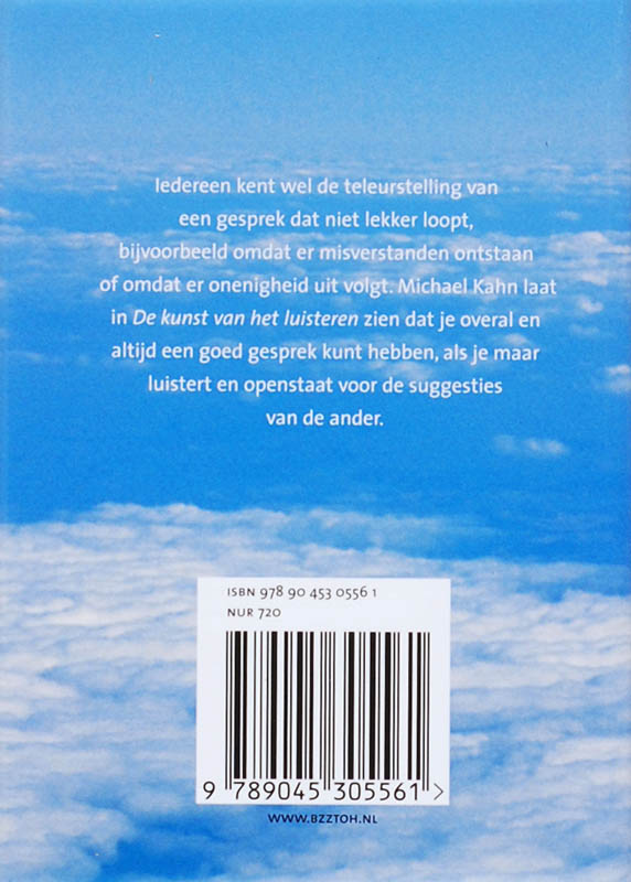 Achterkant van Nirwana de kunst van het luisteren