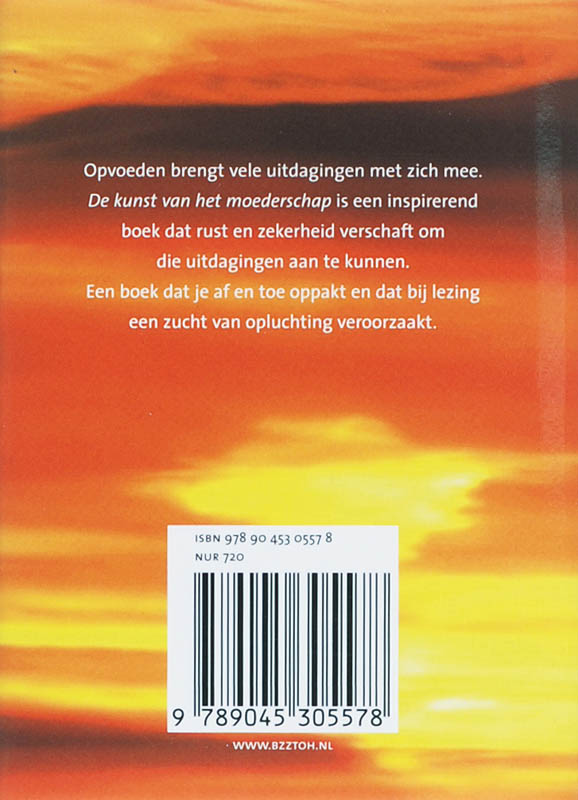 Achterkant van De kunst van het moederschap