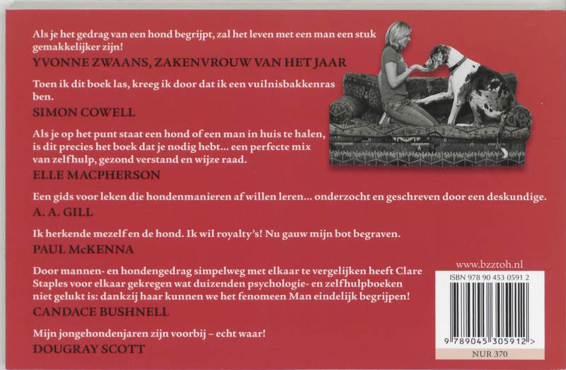 Achterkant van Alles wat ik van mannen weet heb ik van mijn hond geleerd