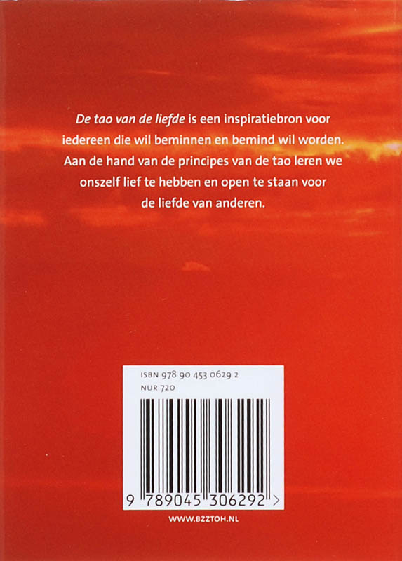 Achterkant van De tao van de liefde