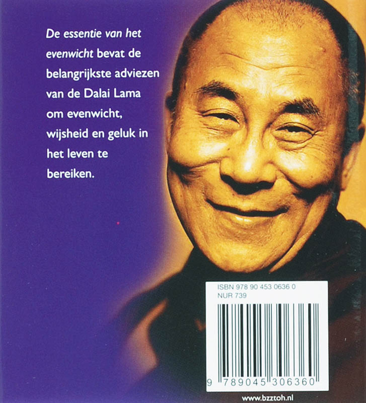 Achterkant van De essentie van het evenwicht