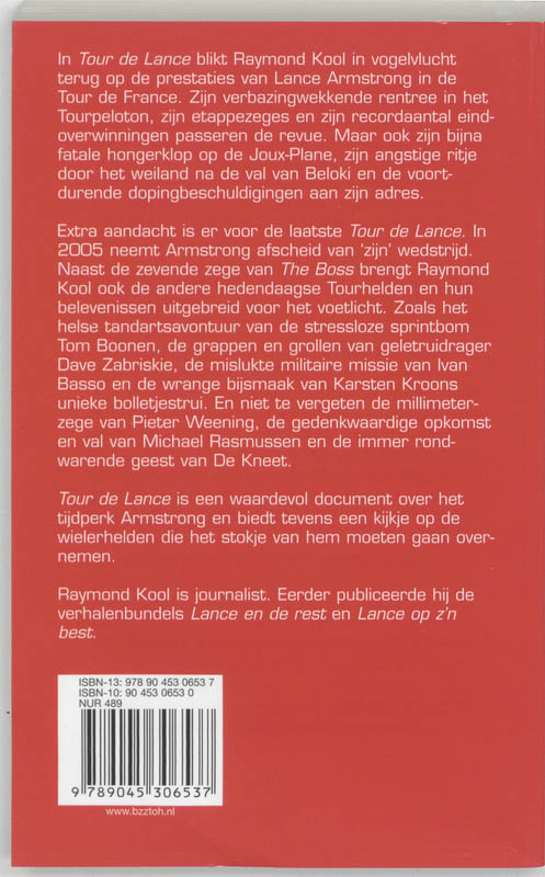 Achterkant van Tour de Lance