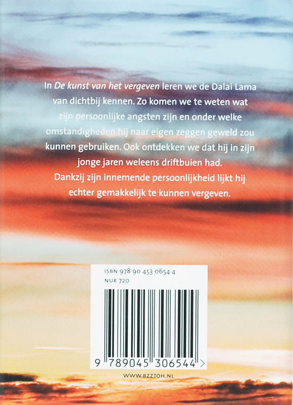 Achterkant van De kunst van het vergeven