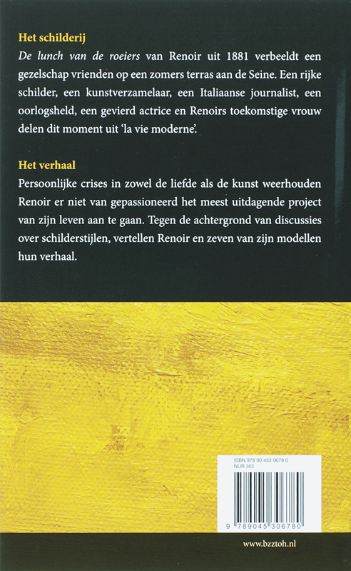 Achterkant van De lunch van de roeiers