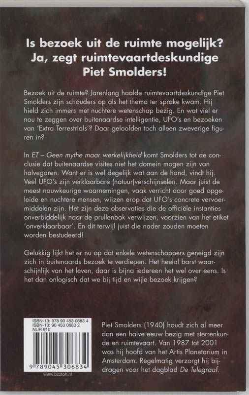 Achterkant van ET