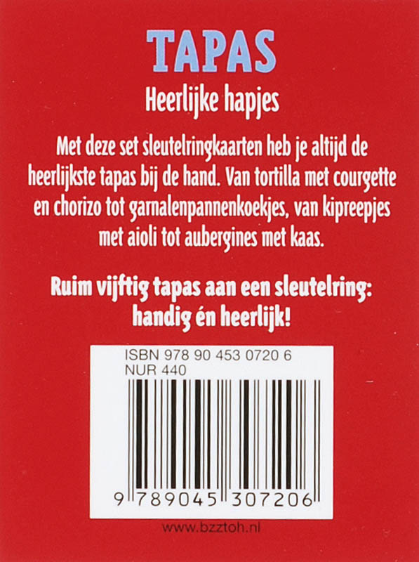 Achterkant van Tapas