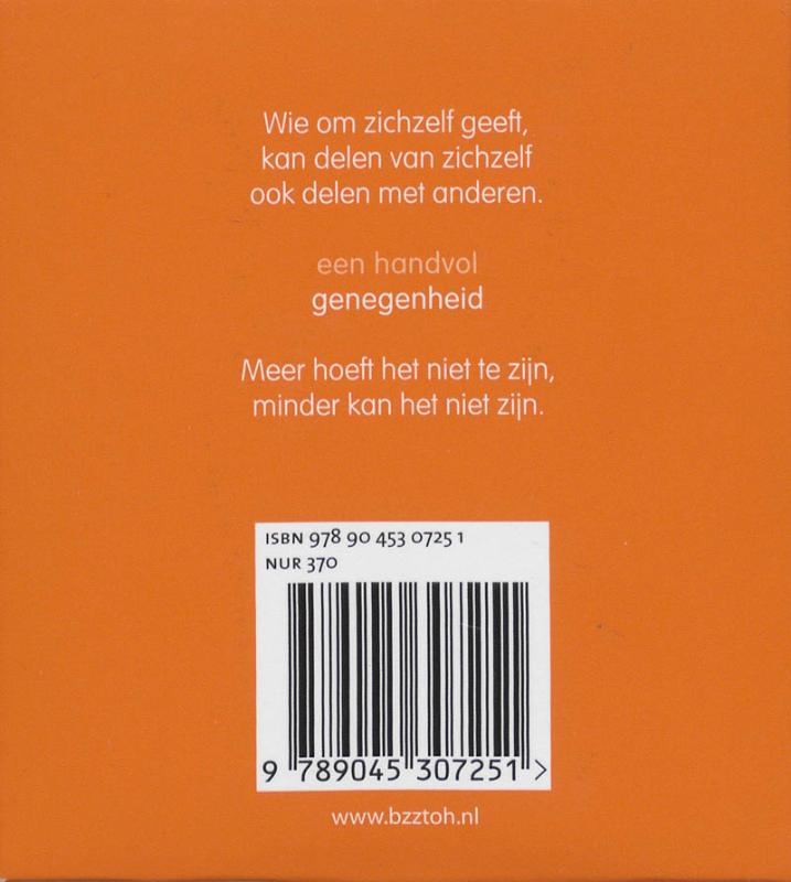 Achterkant van Een handvol genegenheid