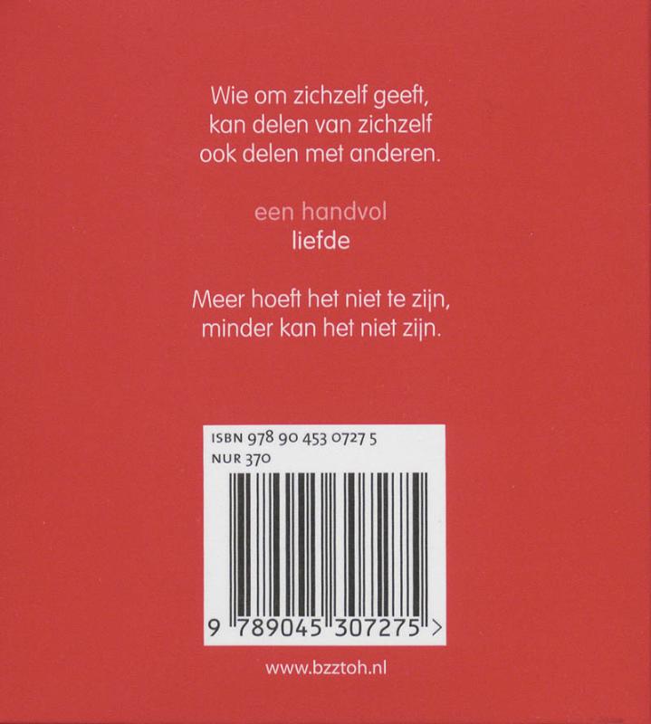 Achterkant van Een Handvol Liefde