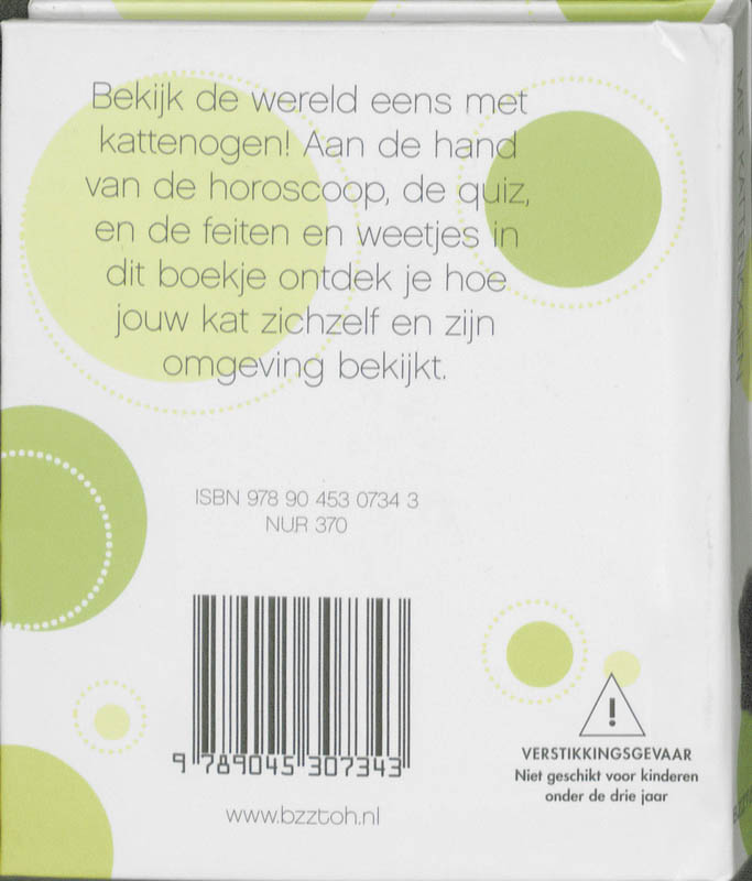 Achterkant van Met kattenogen