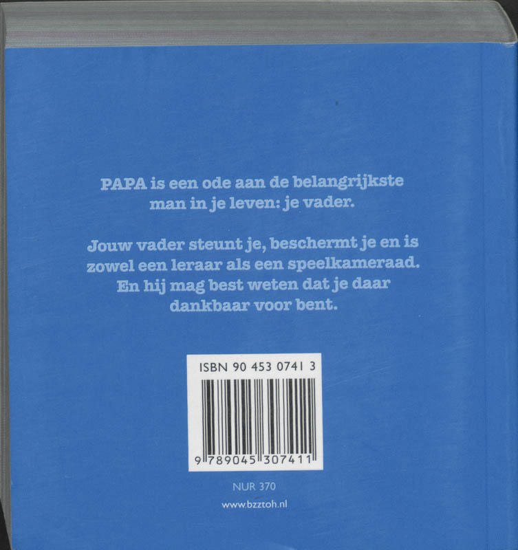 Achterkant van Papa 1000 redenen waarom jij bijzonder bent