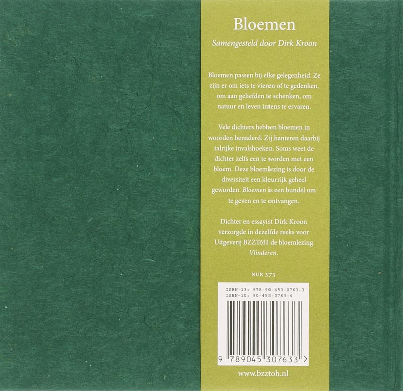 Achterkant van Bloemen