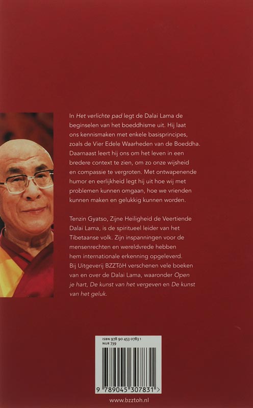 Achterkant van Het verlichte pad