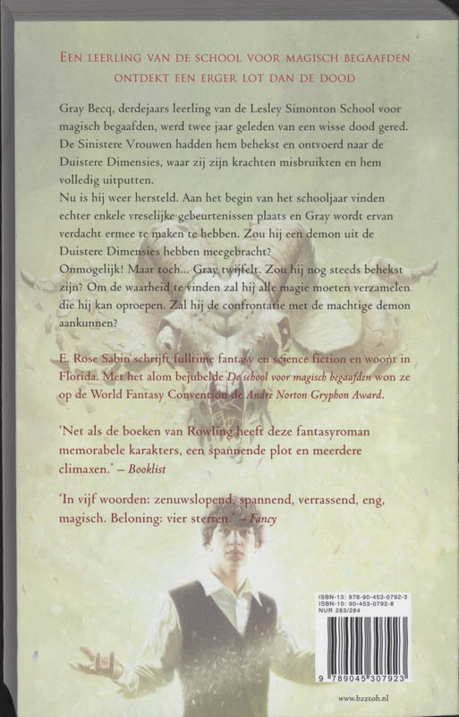 Achterkant van De machtige demon