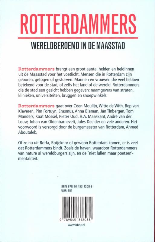 Achterkant van Rotterdammers