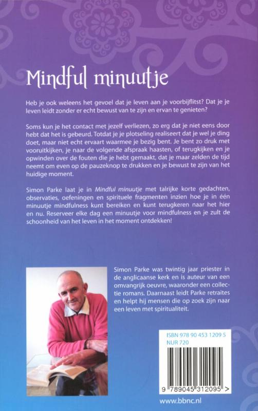 Achterkant van Mindful minuutje