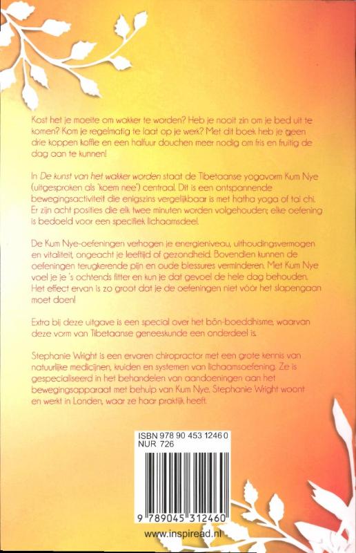 Achterkant van De kunst van het wakker worden
