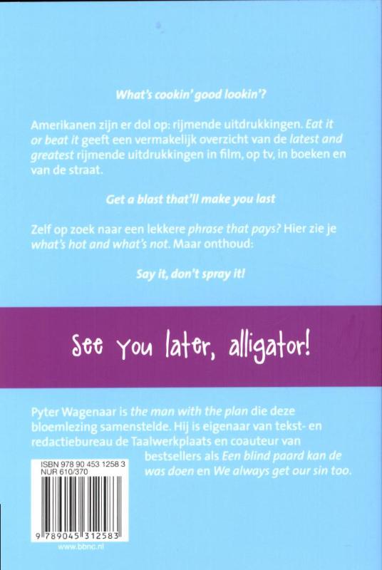 Achterkant van Eat it or beat it