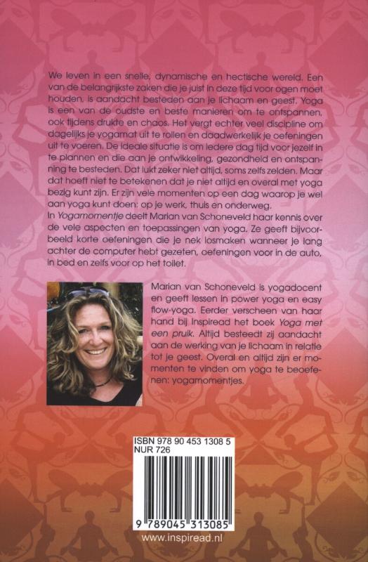 Achterkant van Yogamomentje