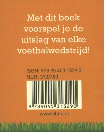 Achterkant van Het voetbalorakel