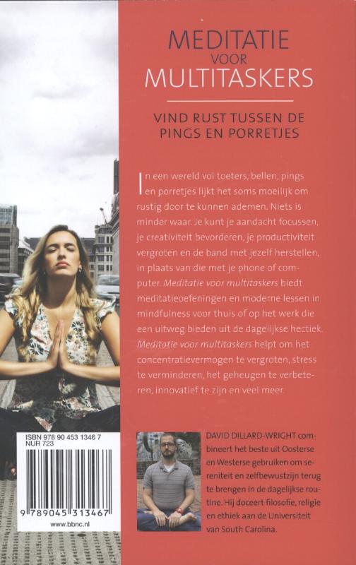 Achterkant van Meditatie voor multitaskers