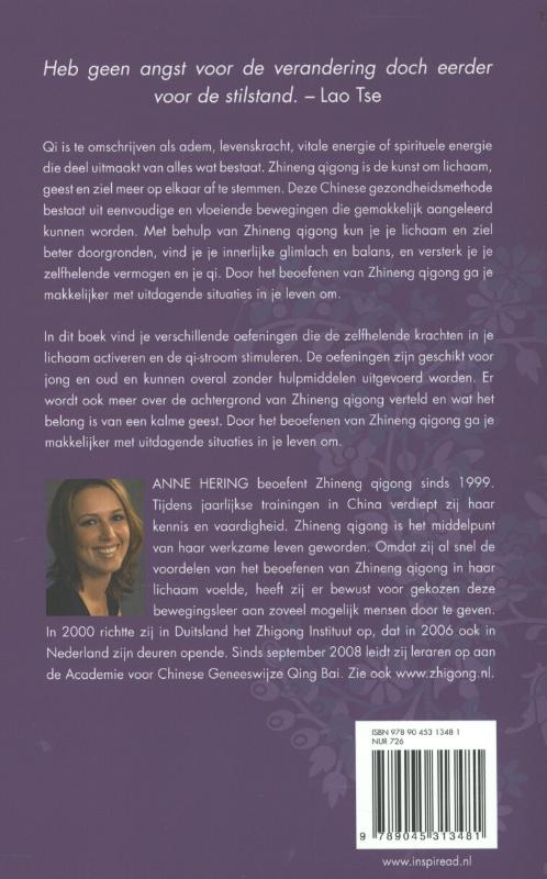 Achterkant van Zhineng Qigong