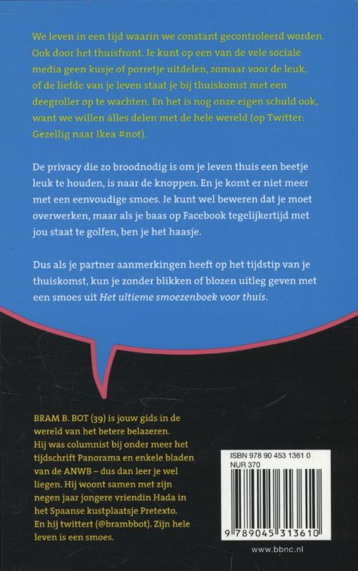Achterkant van Het ultieme smoezenboek voor thuis