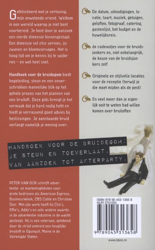 Achterkant van Handboek voor de bruidegom