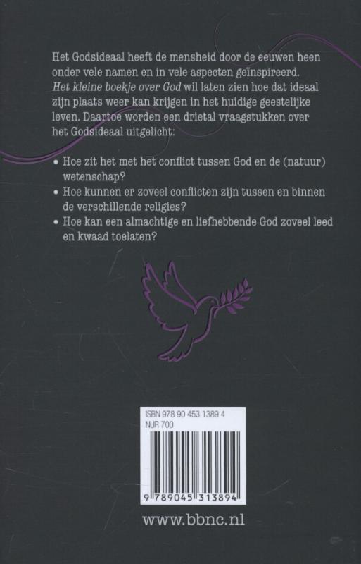 Achterkant van Het kleine boekje over God