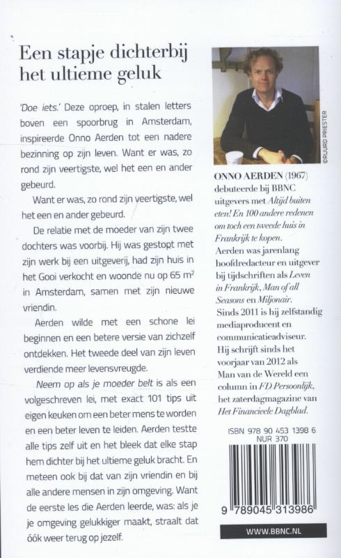 Achterkant van Neem op als je moeder belt