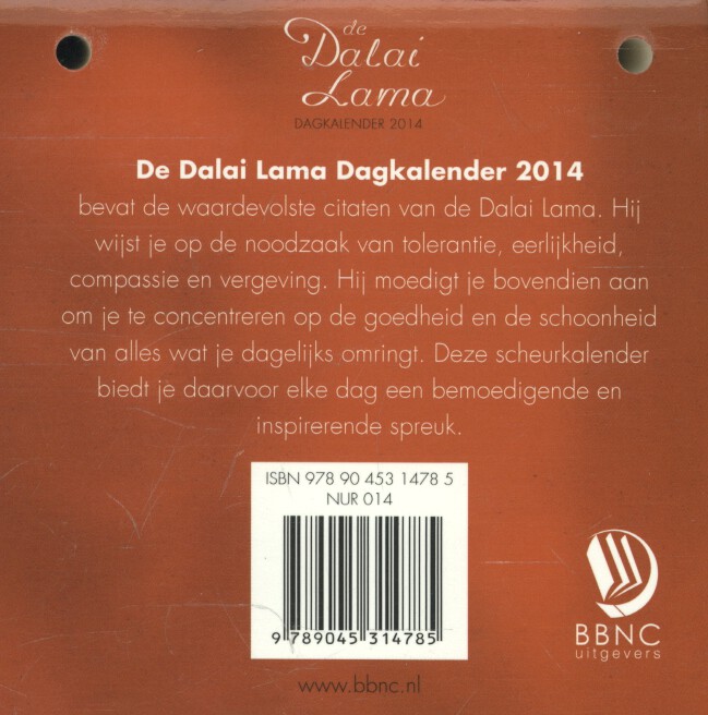 Achterkant van 2014