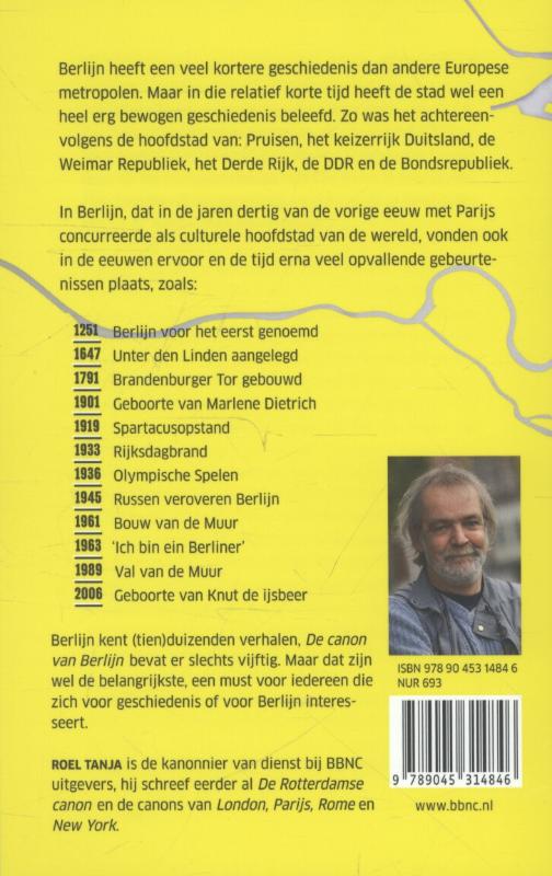 Achterkant van De canon van Berlijn