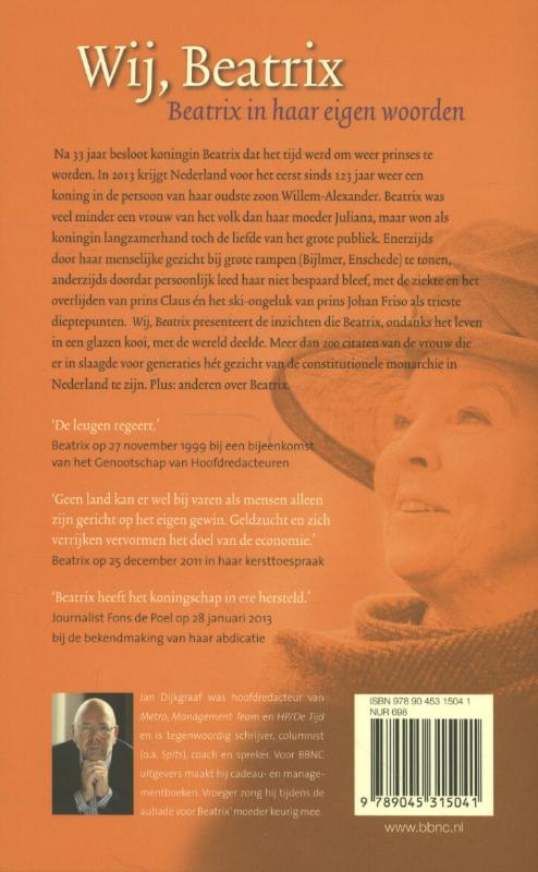 Achterkant van Wij, Beatrix