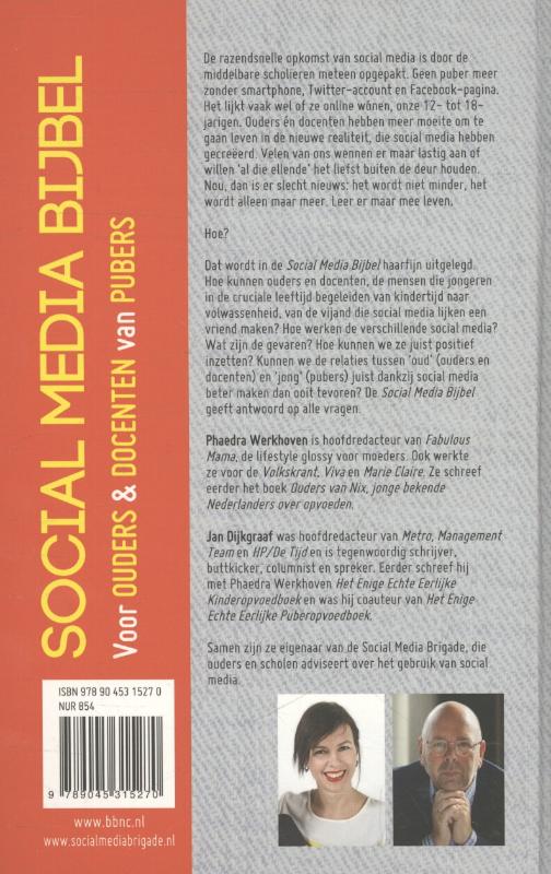 Achterkant van Social media bijbel