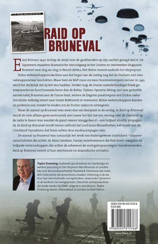 Achterkant van Raid op Bruneval