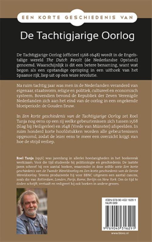Achterkant van Een korte geschiedenis van de Tachtigjarige Oorlog