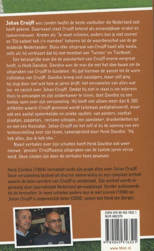 Achterkant van In zekere zin ben ik waarschijnlijk onsterfelijk