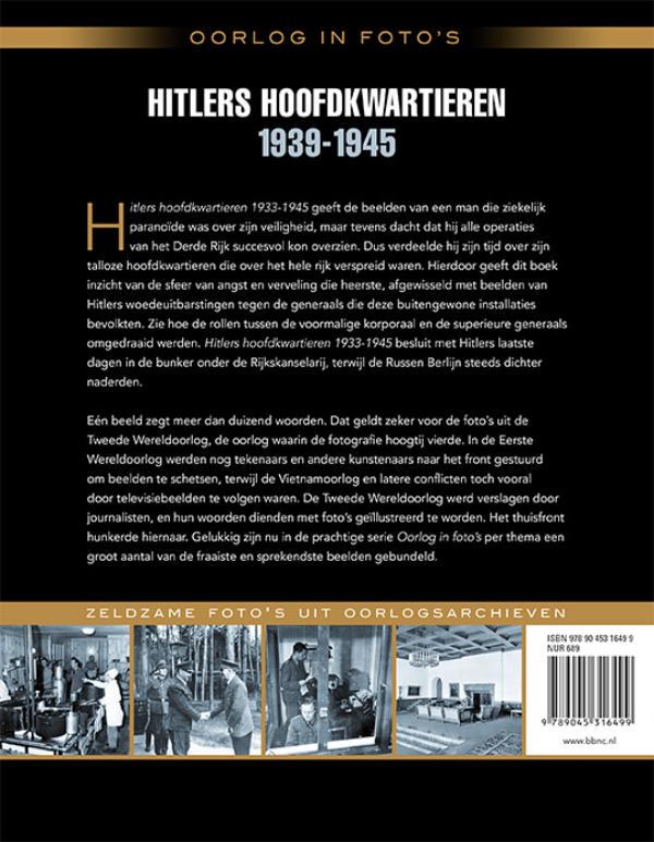Achterkant van Oorlog in foto's: Hitlers hoofdkwartieren 1939-1945