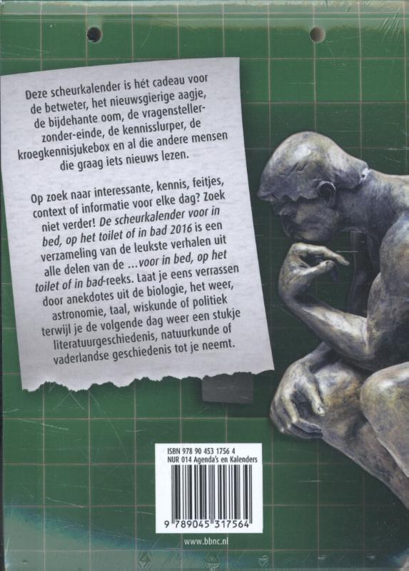 Achterkant van 2016