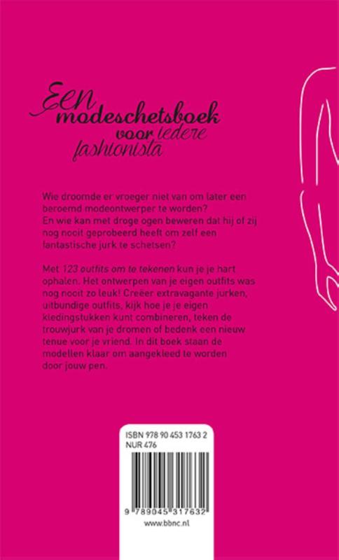 Achterkant van 123 outfits om te tekenen