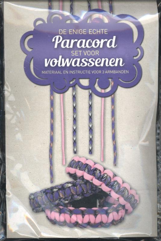 Achterkant van De enige echte paracord knoopsets voor volwassenen - paars