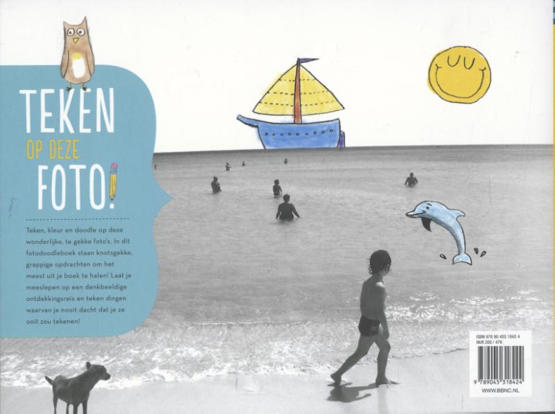 Achterkant van Het enige echte fotodoodleboek voor kids