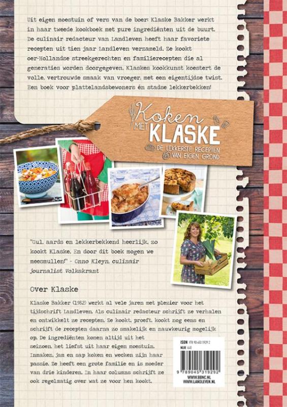 Achterkant van Koken met Klaske