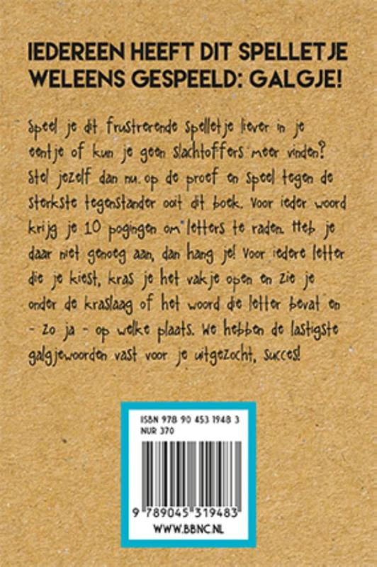 Achterkant van Galgje