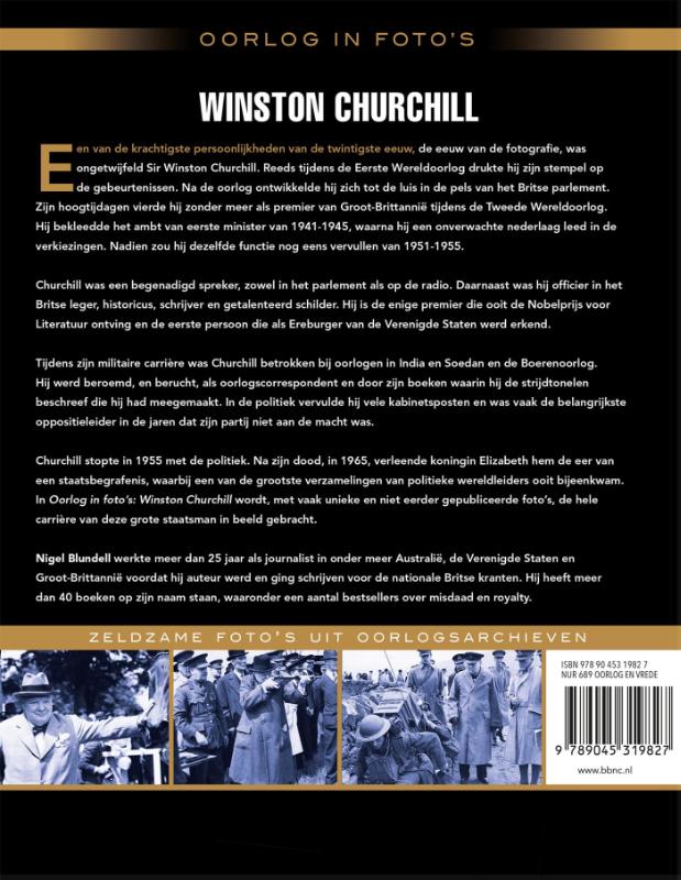 Achterkant van Winston Churchill