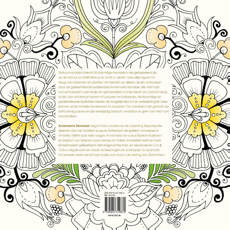 Achterkant van Natuur mandala's