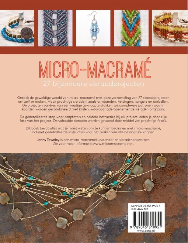 Achterkant van Micro macramé